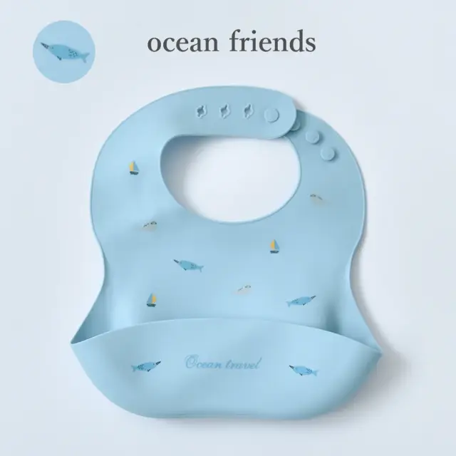 シリコンビブ シリコンスタイ ベビースタイ お食事エプロン シリコン ビブ スタイ エプロン 赤ちゃん 防水 Pearls パールズ