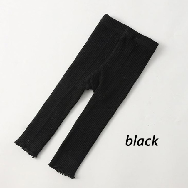 ベビー レギンス 綿 コットン 無地 シンプル あったか メロウ 子供服 Pearls パールズ