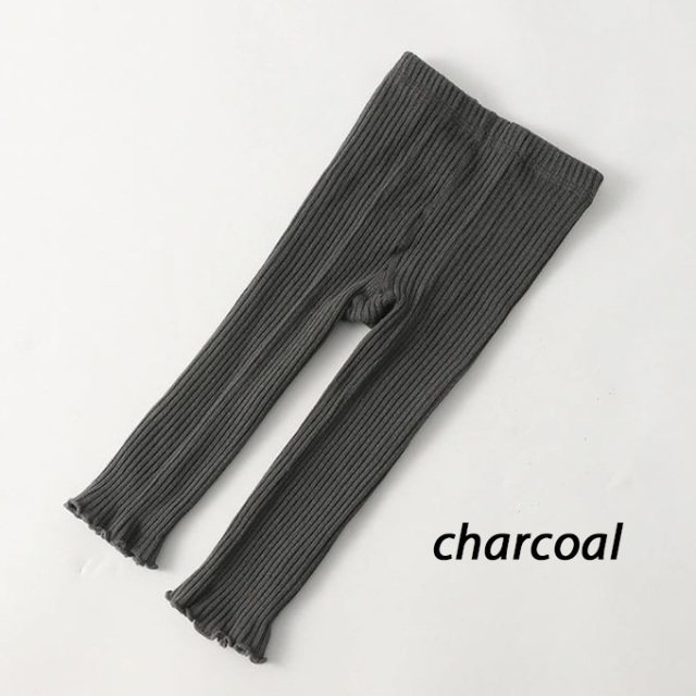 ベビー レギンス 綿 コットン 無地 シンプル あったか メロウ 子供服 Pearls パールズ