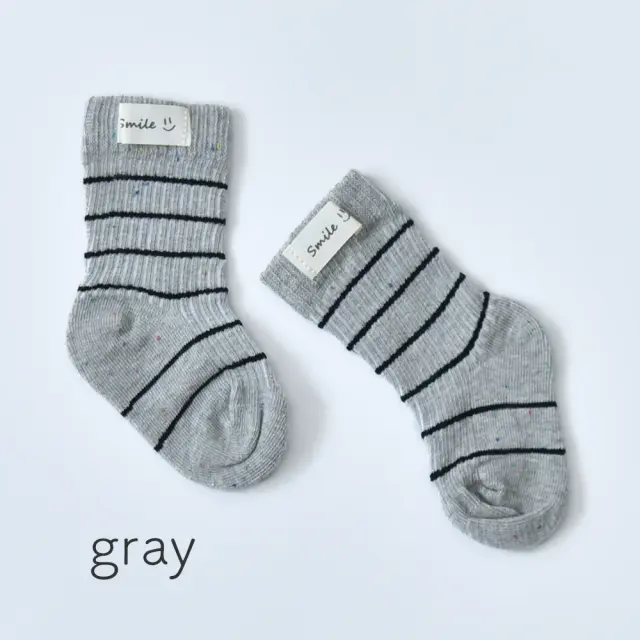 ベビー ソックス 靴下 くつ下 ミックスヤーン ボーダー リブ 女の子 男の子 赤ちゃん Pearls パールズ