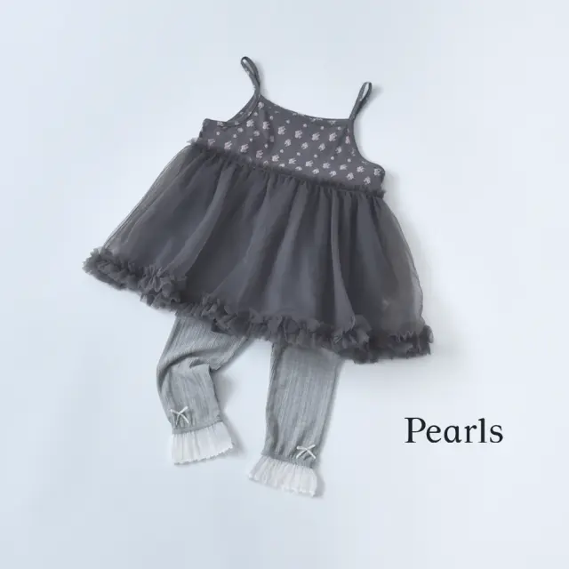 ベビー キッズ レギンス リブ ベビー服 キッズ服 子供服 女の子 赤ちゃん レース Pearls パールズ
