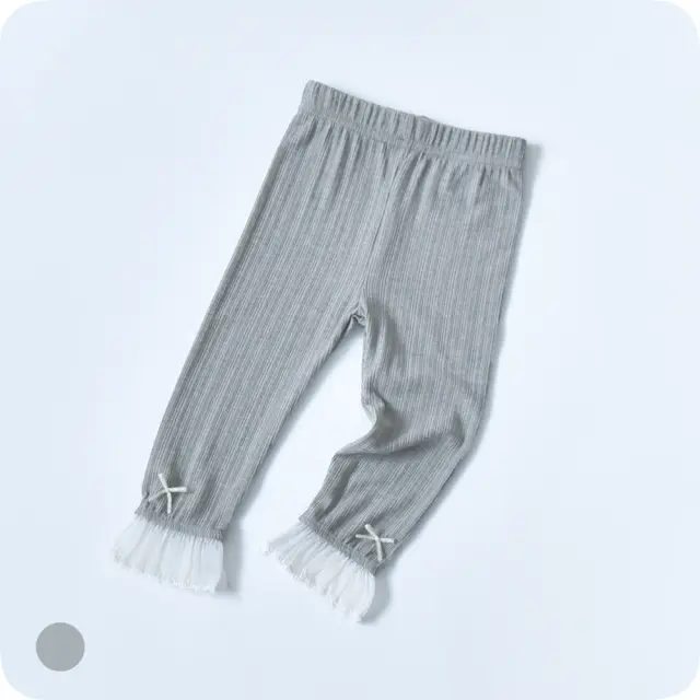 ベビー キッズ レギンス リブ ベビー服 キッズ服 子供服 女の子 赤ちゃん レース Pearls パールズ