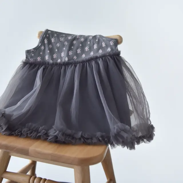 ベビー キッズ ワンピース キャミワンピース チュール ノースリーブ ベビー服 キッズ服 子供服 ガーリー Pearls パールズ