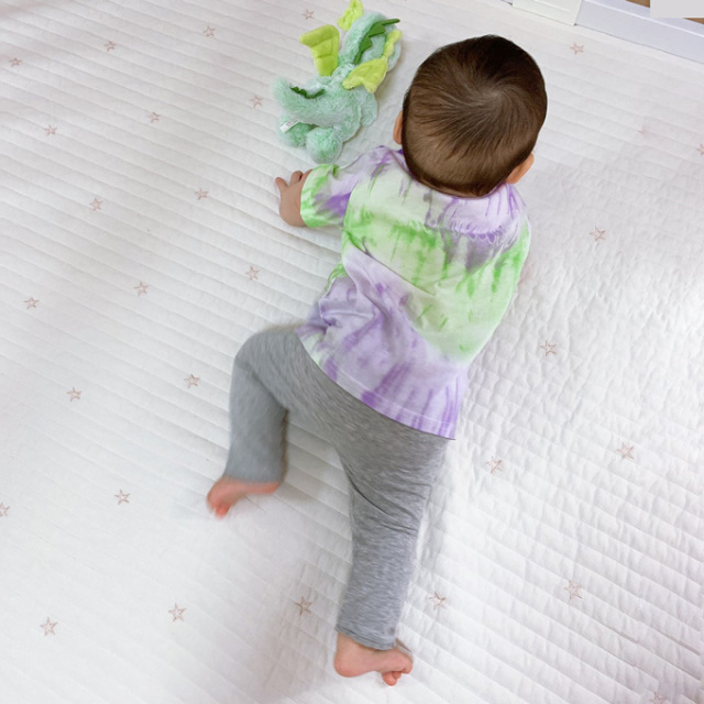 ベビー 夏服 ベビー服 夏 Tシャツ 半袖 トップス プリント パールズ Pearls