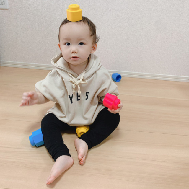 ベビー パーカー トップス 秋冬 フード 女の子 男の子 赤ちゃん 長袖 ベビー服 子供服 パールズ Pearls