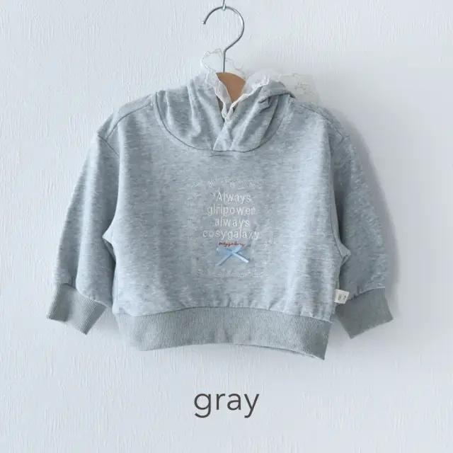 ベビー キッズ トップス フーディー レース ベビー服 キッズ服 上着 子供服 長袖 Pearls パールズ