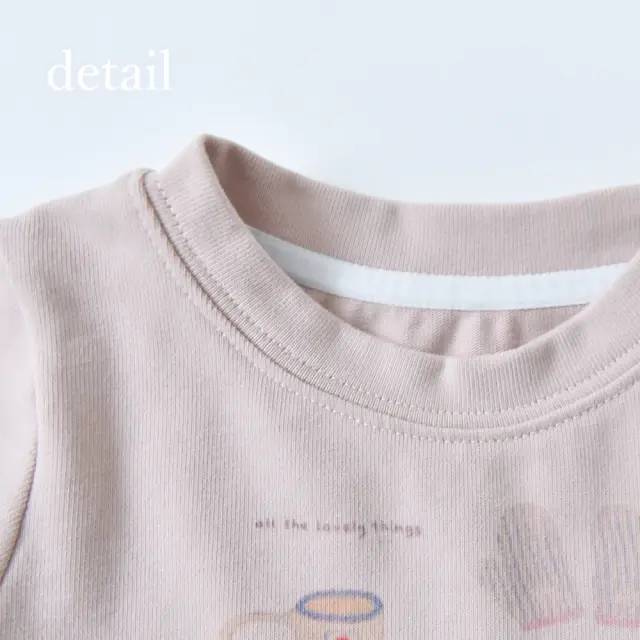 ベビー キッズ トップス プルオーバー ベビー服 キッズ服 子供服 長袖 裾フリル ガーリー Pearls パールズ