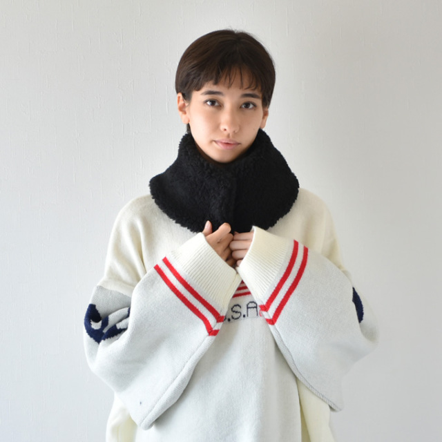 Stone  ウール ハーフジップ ネックウォーマー PLUS】ダブルジップネックウォーマー｜WOMEN｜250HAP70-248I｜AZUL BY