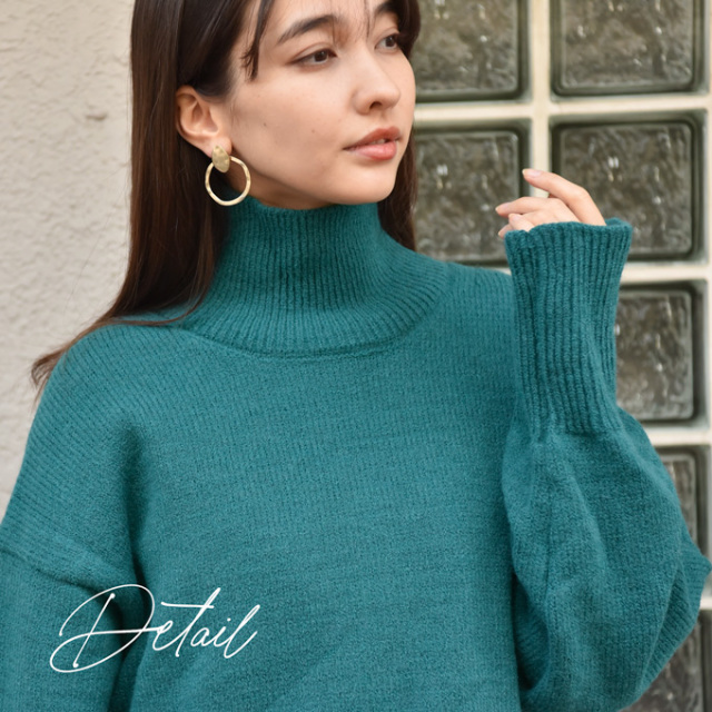 授乳服 ニット タートルネック タートル 授乳ケープ 授乳ロンT セット 秋冬 冬 暖か Pearls パールズ