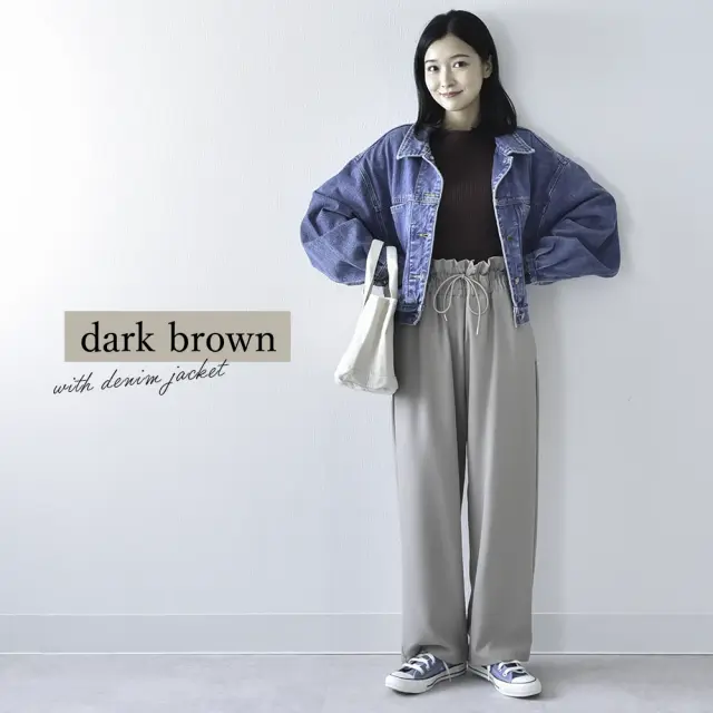 マタニティ通販パールズ 授乳ボートネックリブニット 暖か フィット 秋冬