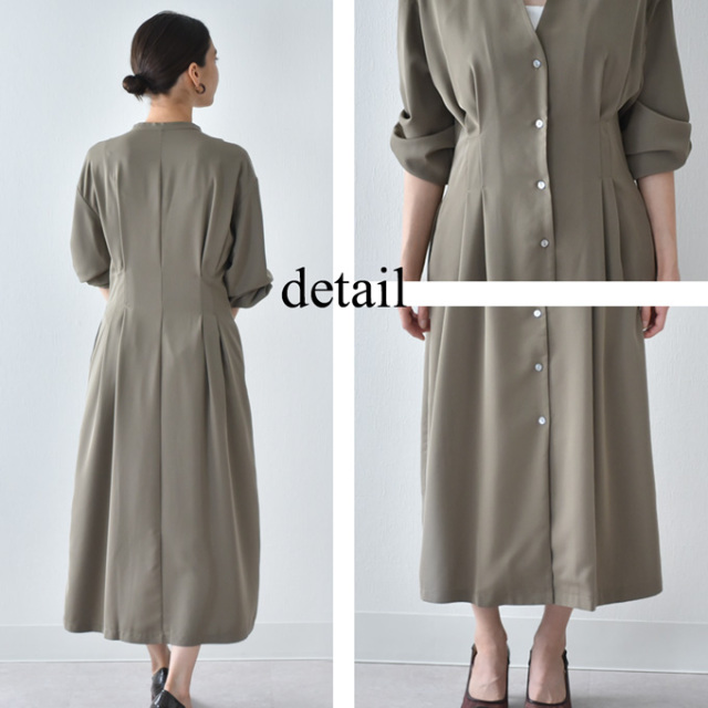 授乳服 ワンピース シャツワンピース ロング 前開き 春夏 秋 授乳 オシャレ Pearls パールズ