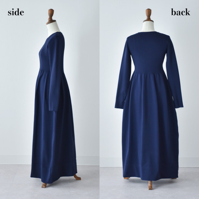 授乳服 マタニティ ニットワンピース ニット ワンピース 授乳口 長袖 ボリューム袖 授乳ケープ パールズ Pearls