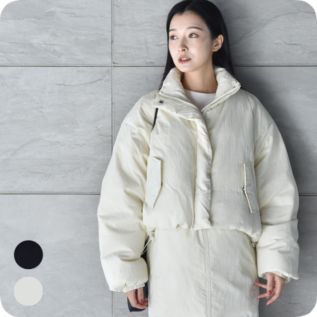 Melia Down Jacket ウールカシミア混ダウンジャケット カシミヤフランネル / カシミヤダウンジャケット, Black – MARKAWARE