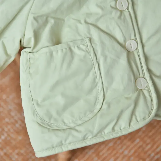 ベビー キッズ アウター ボア ボーダー 防寒 リバーシブル 中綿 ベビー服 キッズ服 Pearls パールズ