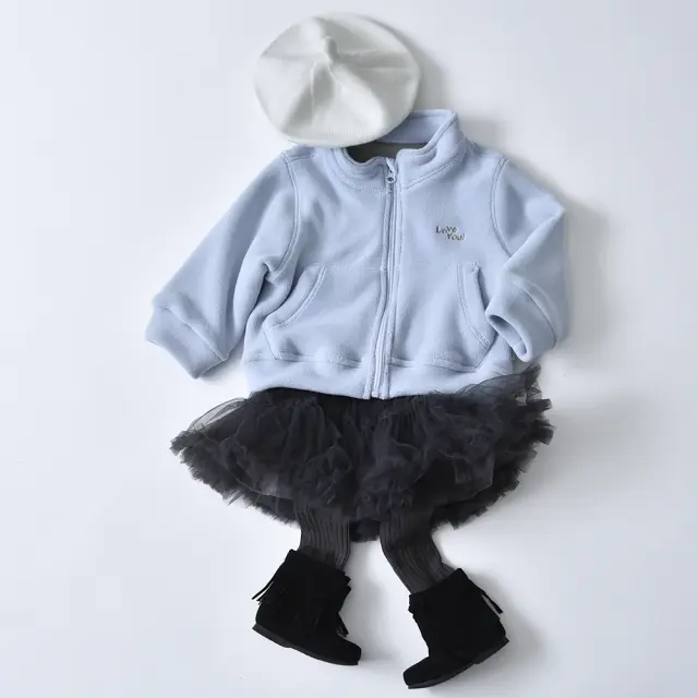 ベビー キッズ トップス ブルゾン 防寒 フリース マシュマロフリース ベビー服 キッズ服 Pearls パールズ