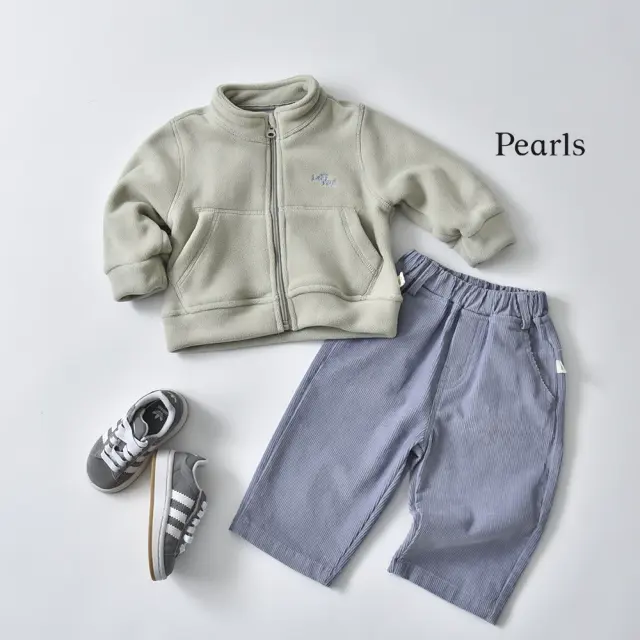 ベビー キッズ トップス ブルゾン 防寒 フリース マシュマロフリース ベビー服 キッズ服 Pearls パールズ