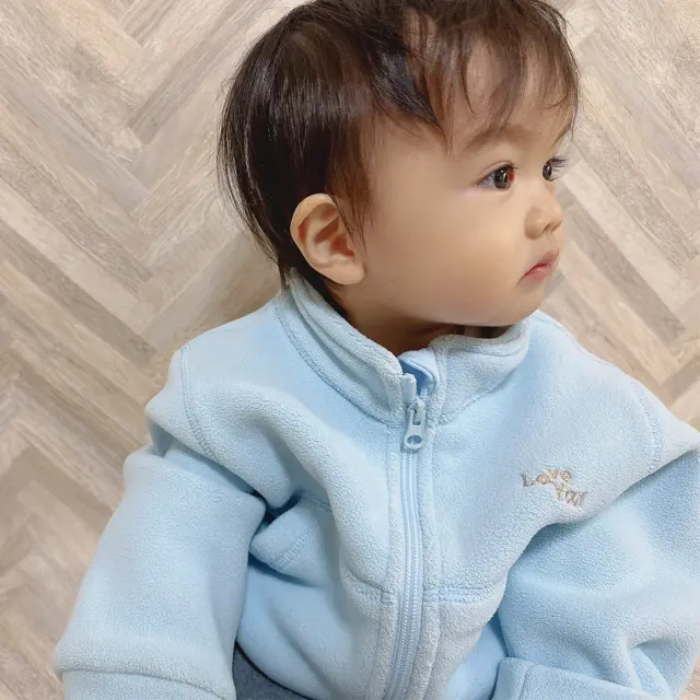 ベビー キッズ トップス ブルゾン 防寒 フリース マシュマロフリース ベビー服 キッズ服 Pearls パールズ