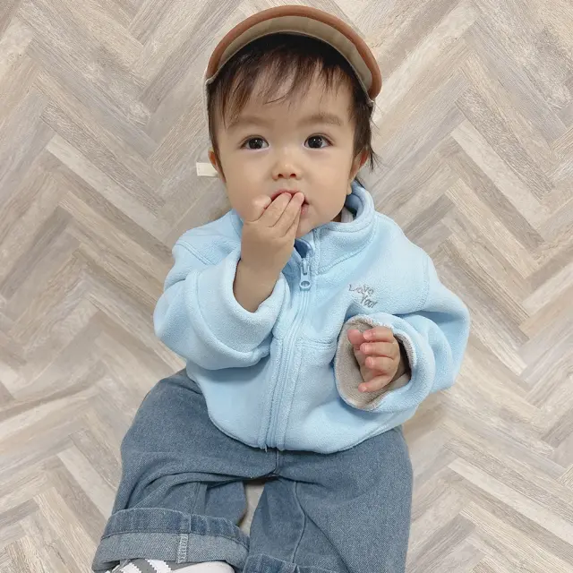 ベビー キッズ トップス ブルゾン 防寒 フリース マシュマロフリース ベビー服 キッズ服 Pearls パールズ