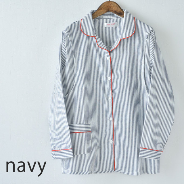 Pearls パールズ 授乳服 マタニティ パジャマ 長袖 コットンガーゼ