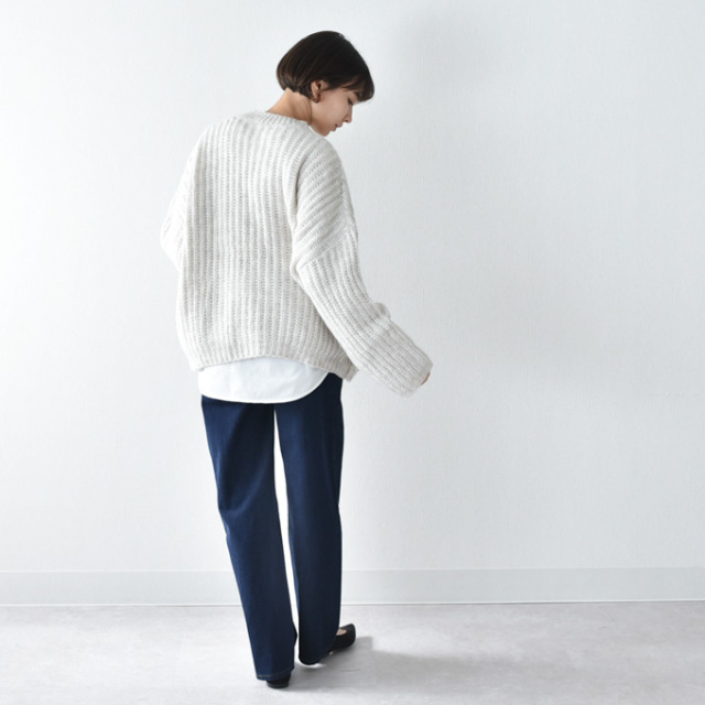 マタニティ デニム ワイド デニムパンツ パンツ マタニティパンツ マタニティズボン ワイドパンツ ストレートデニム Pearls パールズ