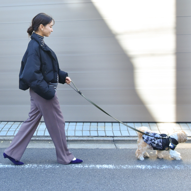 マタニティ リブパンツ 冬 裏ボア 裏毛布 あったか 暖か 防寒 リブ ワイド パールズ Pearls