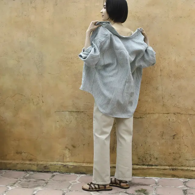 マタニティ デニム ヴィンテージ加工 デニムパンツ ストレートデニム パンツ マタニティパンツ カジュアル Pearls パールズ