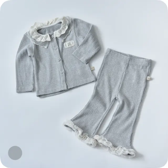 ベビー キッズ セットアップ トップス ボトム パンツ ガーリー ベビー服 キッズ服 Pearls パールズ