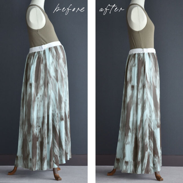 マタニティ スカート ロング フレア マキシ シアー 春夏 ボトム ボトムス Pearls パールズ