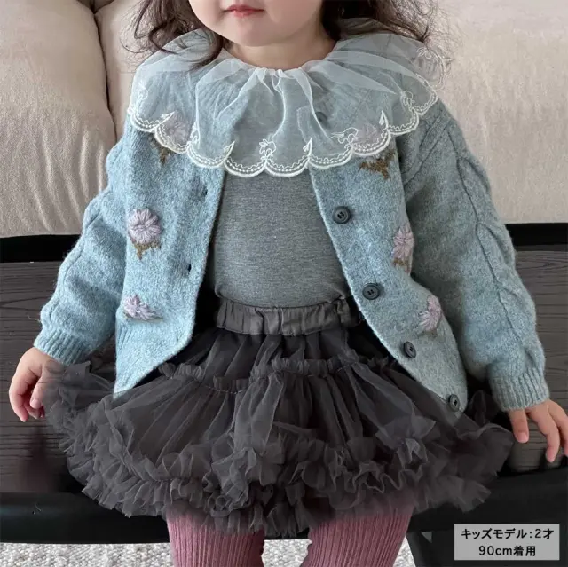 ベビー キッズ スカート チュールスカート ティアード ガーリー チュチュ ベビー服 キッズ服 Pearls パールズ