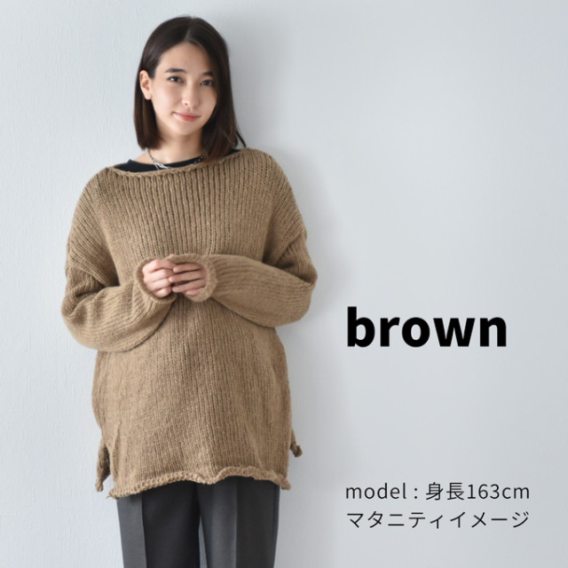 マタニティ 授乳服 ニット セーター 秋冬 冬 暖か トップス 臨月 授乳 Pearls パールズ