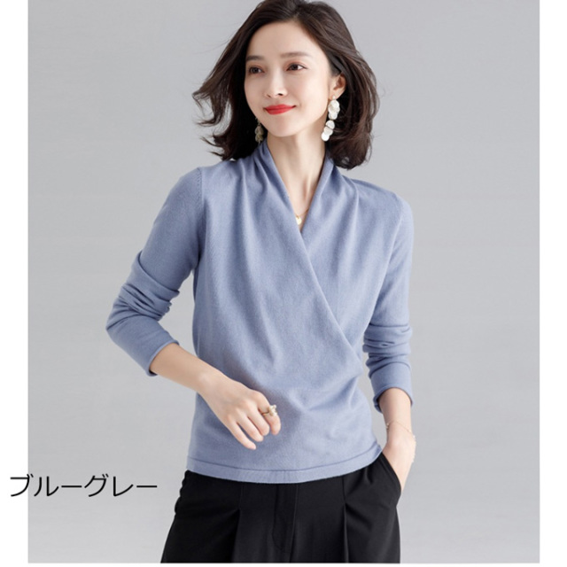 Pearls パールズ 授乳服 冬 トップス ニット カシュクール マタニティ 長袖 暖か オフィス