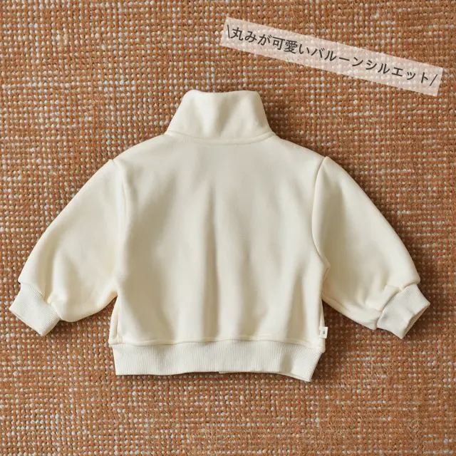 ベビー キッズ トップス ジャージ ジップアップ 防寒 フリース ベビー服 キッズ服 上着 Pearls パールズ