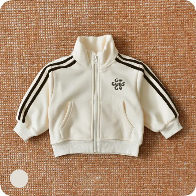 ベビー キッズ トップス ジャージ ジップアップ 防寒 フリース ベビー服 キッズ服 上着 Pearls パールズ