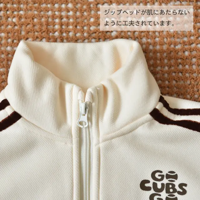 ベビー キッズ トップス ジャージ ジップアップ 防寒 フリース ベビー服 キッズ服 上着 Pearls パールズ