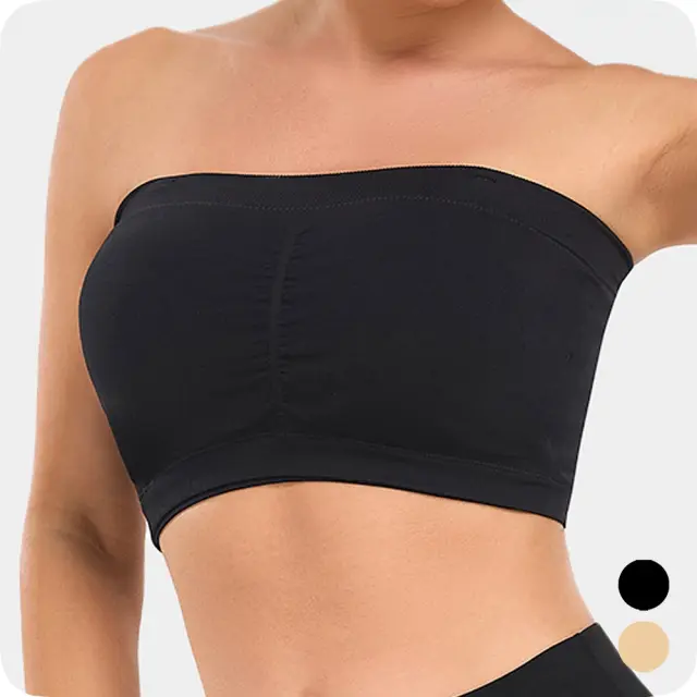 授乳ブラ レディース チューブトップブラ ベアトップ 肩紐ストラップ 取り外し可能 下着 パッドあり インナー Pearls パールズ
