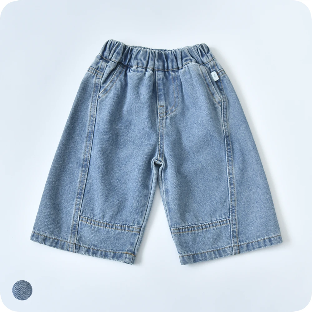 ベビー キッズ パンツ ボトム デニム ワイドシルエット ベビー服 キッズ服 子供服 Pearls パールズ