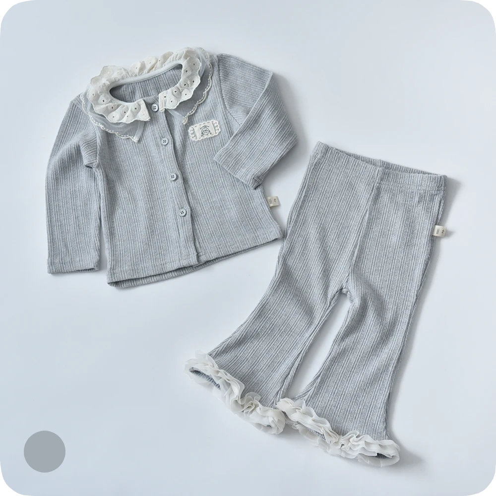 ベビー キッズ セットアップ トップス ボトム パンツ ガーリー ベビー服 キッズ服 Pearls パールズ