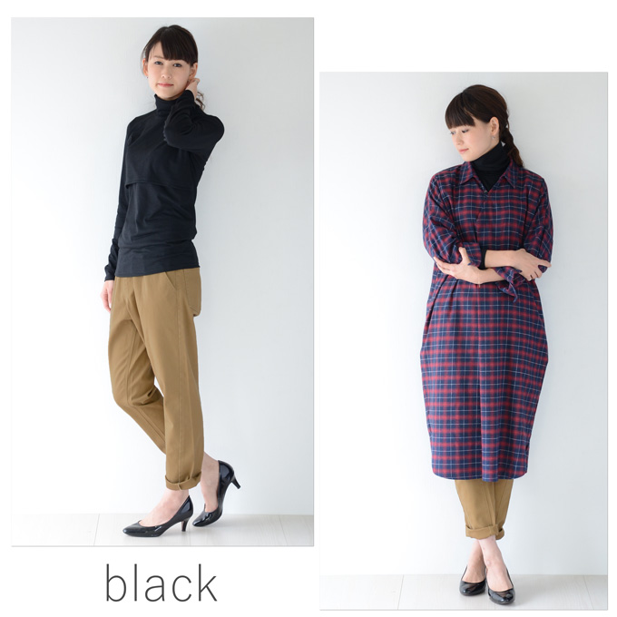 Pearls パールズ 授乳服 マタニティ トップス カットソー 