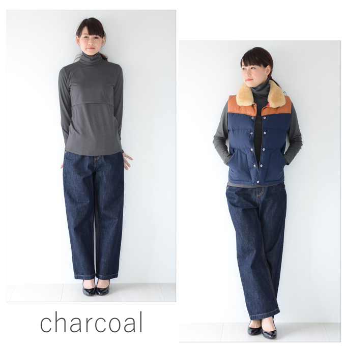 Pearls パールズ 授乳服 マタニティ トップス カットソー 