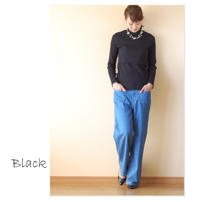 Pearls パールズ 授乳服 マタニティ トップス カットソー