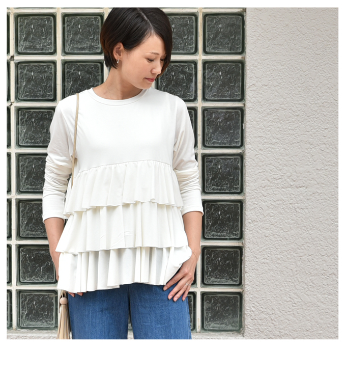 Pearls パールズ 授乳服 マタニティ トップス カットソー