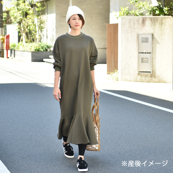 Pearls パールズ 授乳服 マタニティ ワンピース マキシ ロング