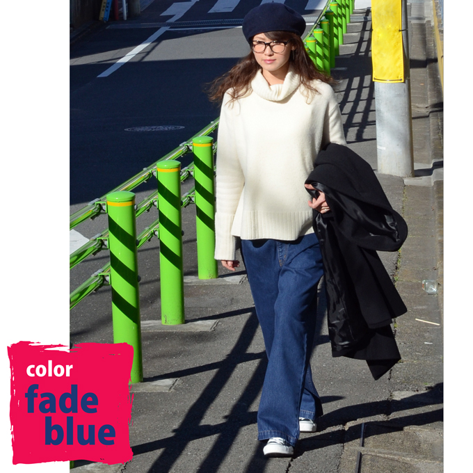 Pearls パールズ マタニティ パンツ ワイド デニム