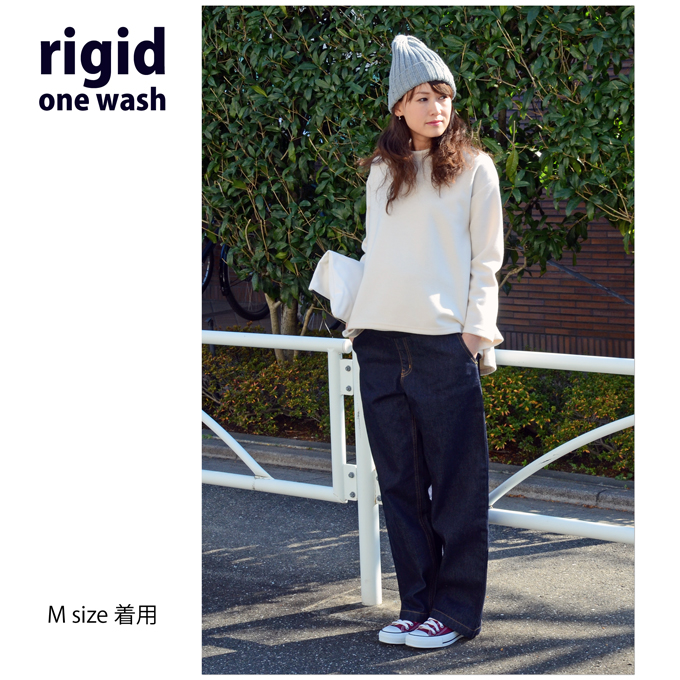 Pearls パールズ マタニティ パンツ ワイド デニム