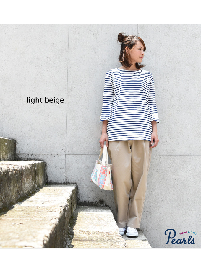 Pearls パールズ マタニティ パンツ ワイド