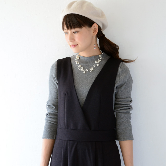 Pearls パールズ 授乳服 マタニティ ワンピース ジャンスカ