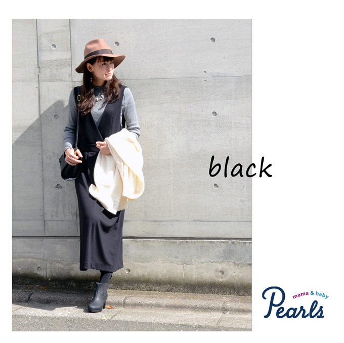 Pearls パールズ 授乳服 マタニティ ワンピース ジャンスカ