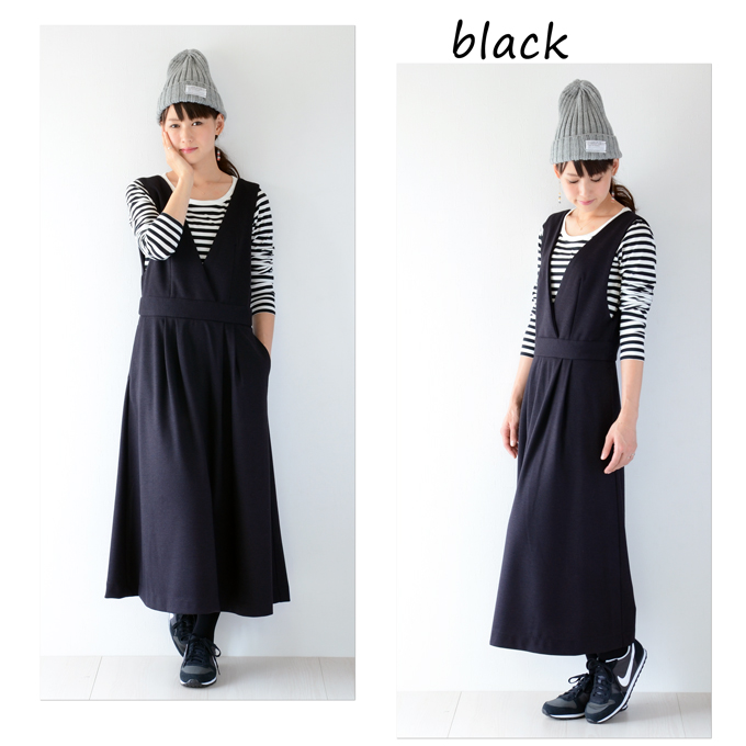 Pearls パールズ 授乳服 マタニティ ワンピース ジャンスカ