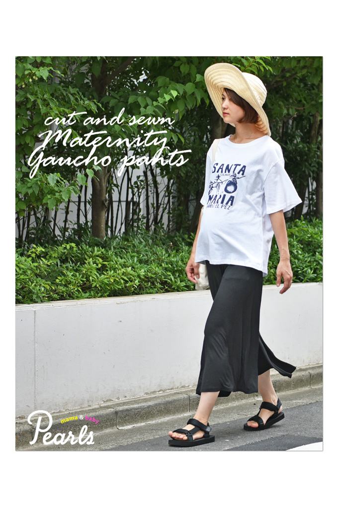 Pearls パールズ マタニティ ボトムス ガウチョ スカーチョ