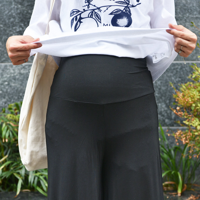 Pearls パールズ マタニティ ボトムス ガウチョ スカーチョ